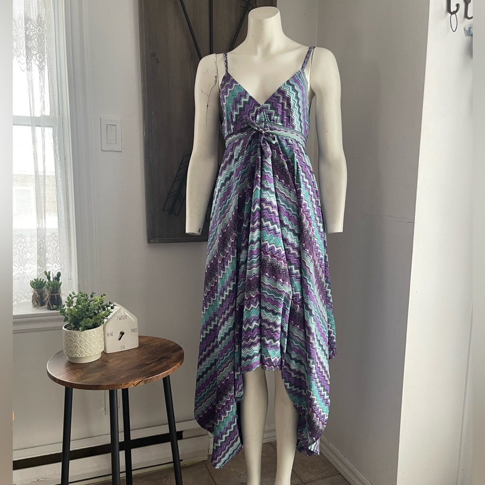 Rare Vintage 90's Couleurs du Monde Flowy Jumpsuit Dress Size XL